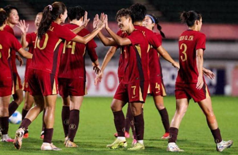 帽子戏法！一场5-1大胜，让中国女足锁定头名，晋级亚运4强更容易