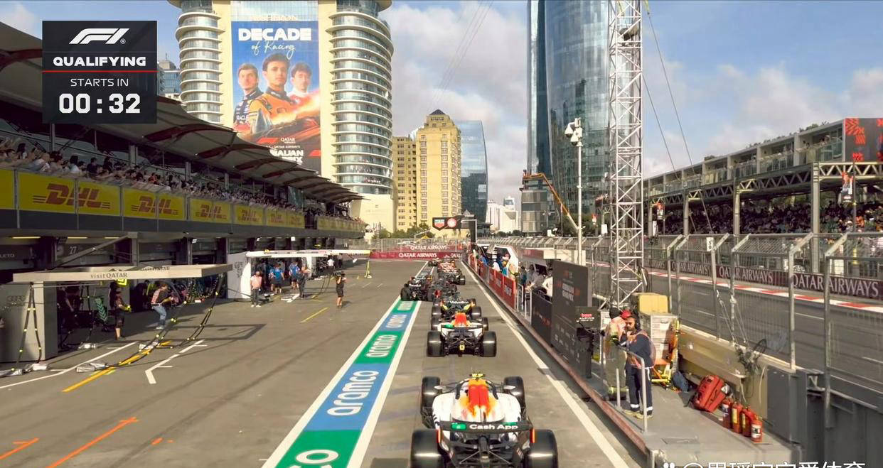 F1阿塞拜疆站排位赛：拉塞尔夺杆佩雷兹意外出局