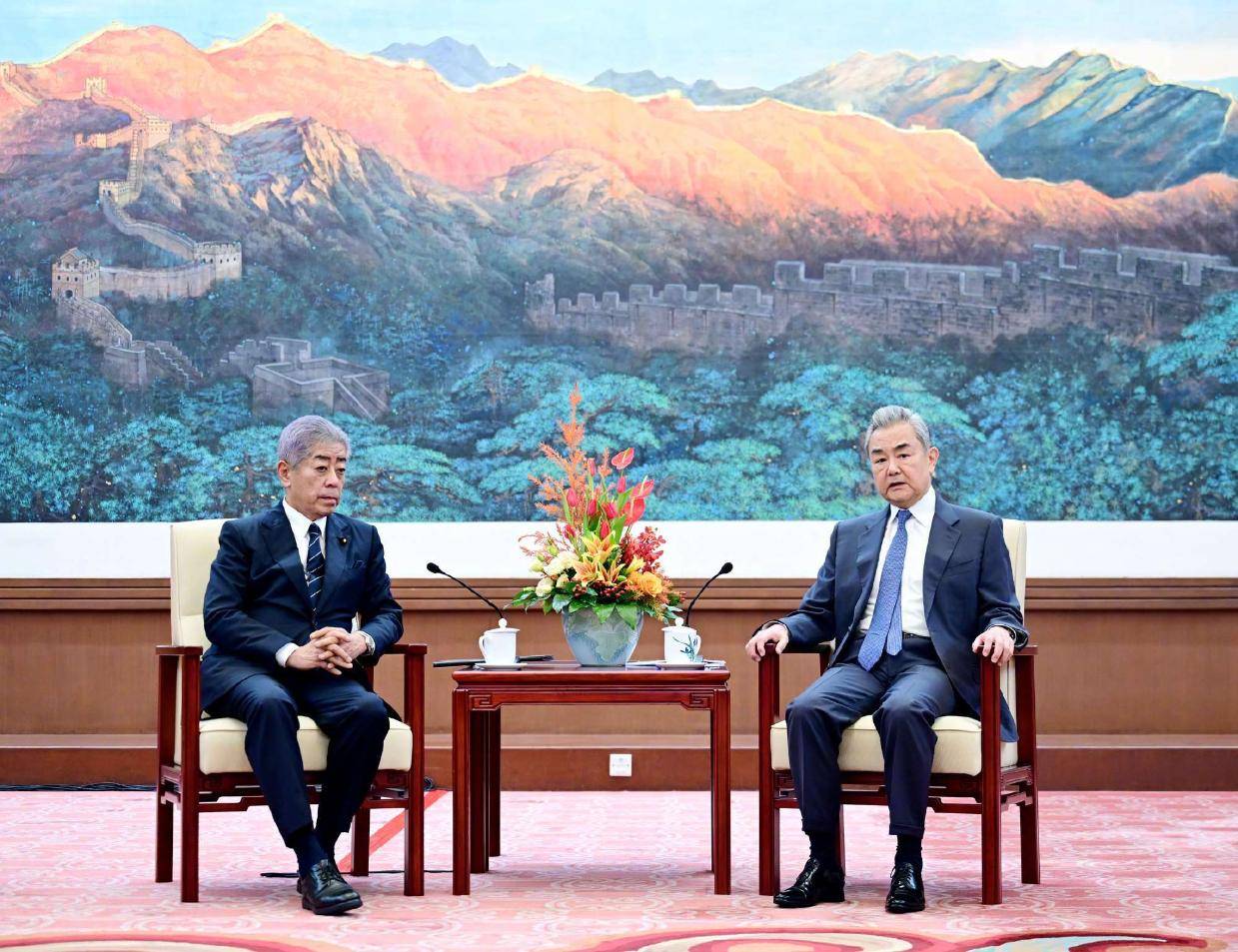 岩屋毅率日企高管访华，，王毅外长一句话戳中要害，全日本都该掂量掂量