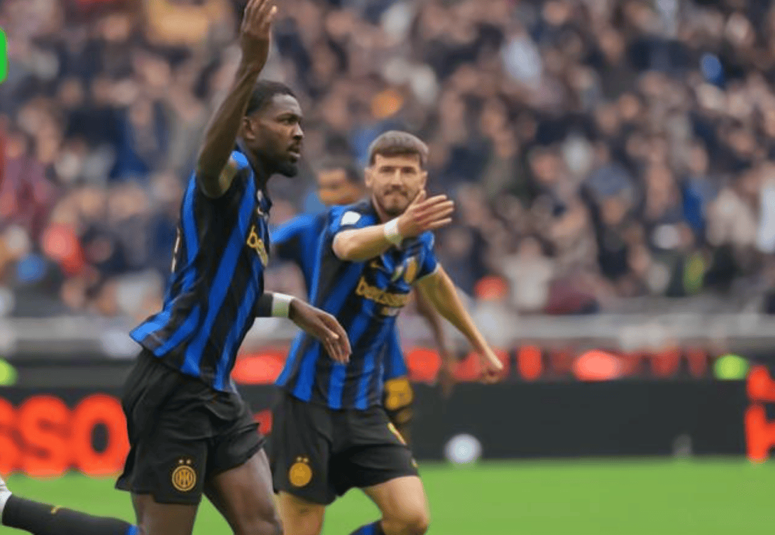 从0-1到2-1!国米绝境大逆转,补时阶段连入2球,球迷:太燃了