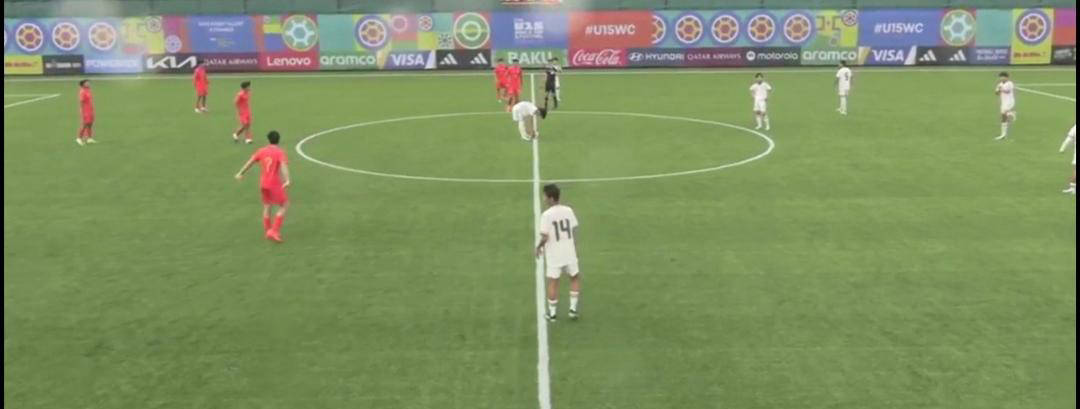 中国男足1-1战平日本，成功保持U15世界杯不败纪录