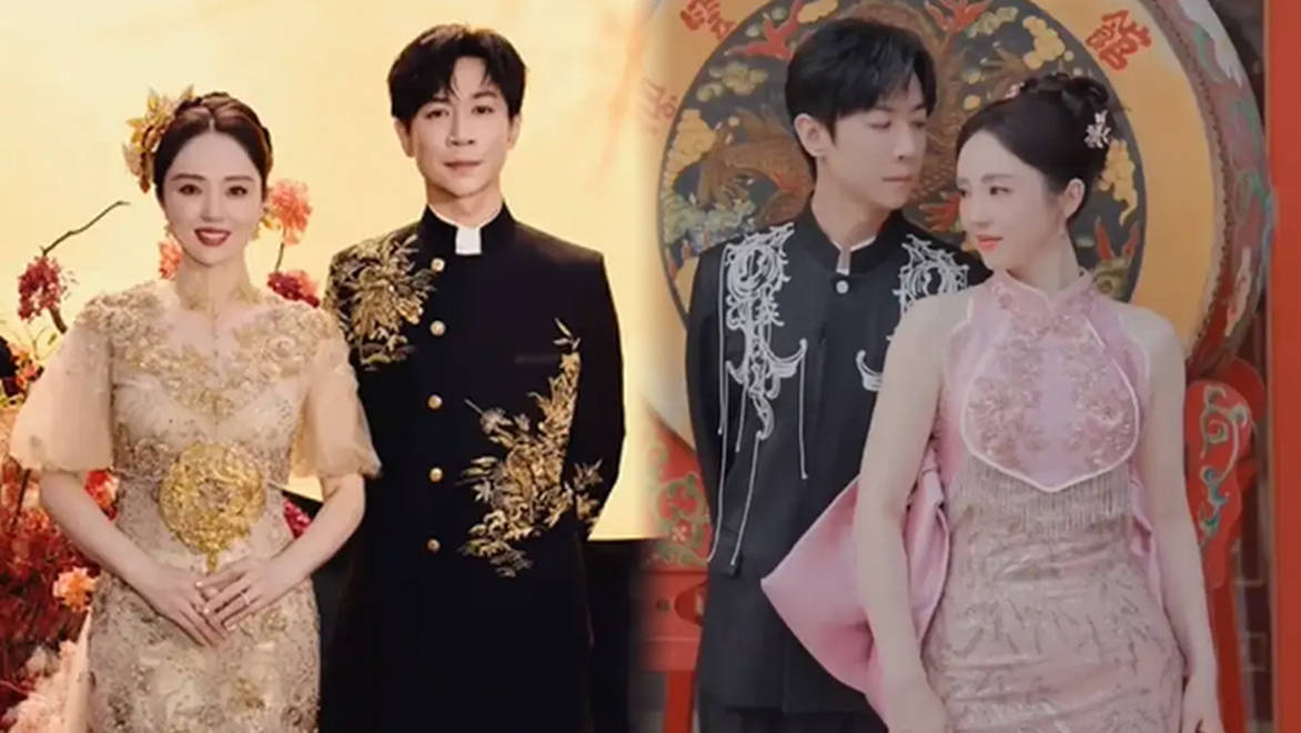董璇张维伊庆祝结婚一周年，甜蜜同框幸福满溢