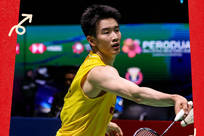 马来西亚羽毛球大师赛-李诗沣2-0横扫帕尼查蓬 男单夺冠