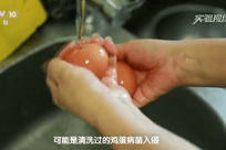 沈阳一家三口吃清洗过的鸡蛋后集体中毒，专家：买回来的鸡蛋千万别洗，脏了用干布擦，储存时需大头朝上