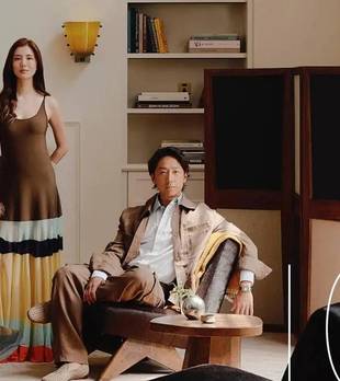吴千语夫妇晒上海豪宅内景，摆18万原木桌5万块座椅