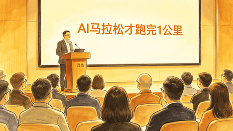 谭待一句话戳破 AI 真相：跑了两年，才刚迈过马拉松起点？
