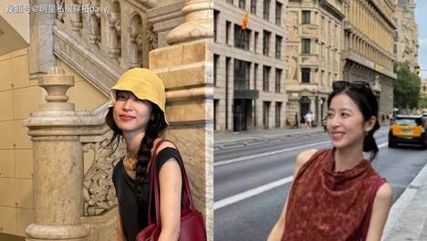 被周雨彤的夏日配色拿捏了！2套西班牙旅行穿搭，色彩文艺又耐看