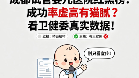 成都试管婴儿医院红黑榜：成功率虚高有猫腻？看卫健委真实数据！