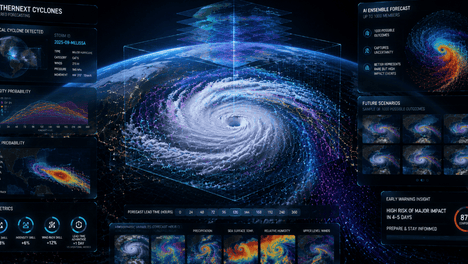 谷歌DeepMind让AI提前一天看见超级风暴：WeatherNext融合全球气象数据，实现领先级强度预测