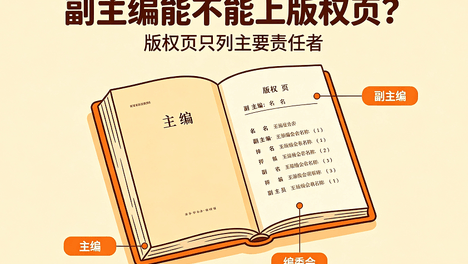 副主编能不能上版权页？评职称认不认？