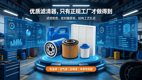 优质滤清器的3个特征，正规工厂才做得到