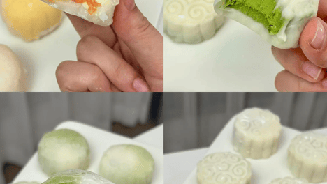 月饼也能小清新？中秋手作冰皮，一口凉糯一口甜，亲手为家人送上团圆的心意！