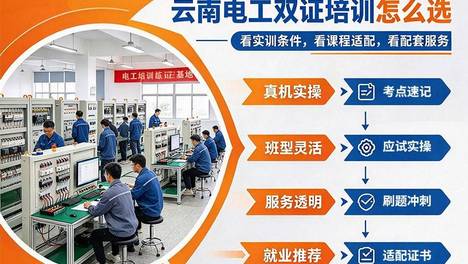 云南电工证双证培训怎么选机构？从4个维度看清关键点
