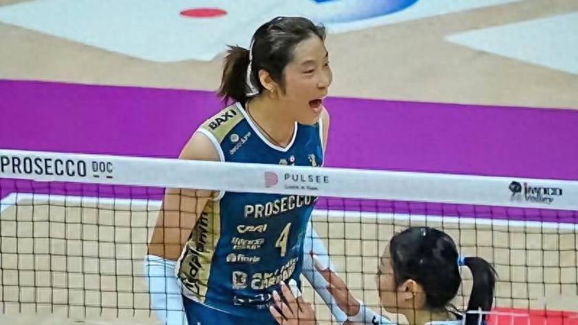 中国双星留洋！朱婷14分最高姚迪首发1分 卫冕冠军科内3-0开门红