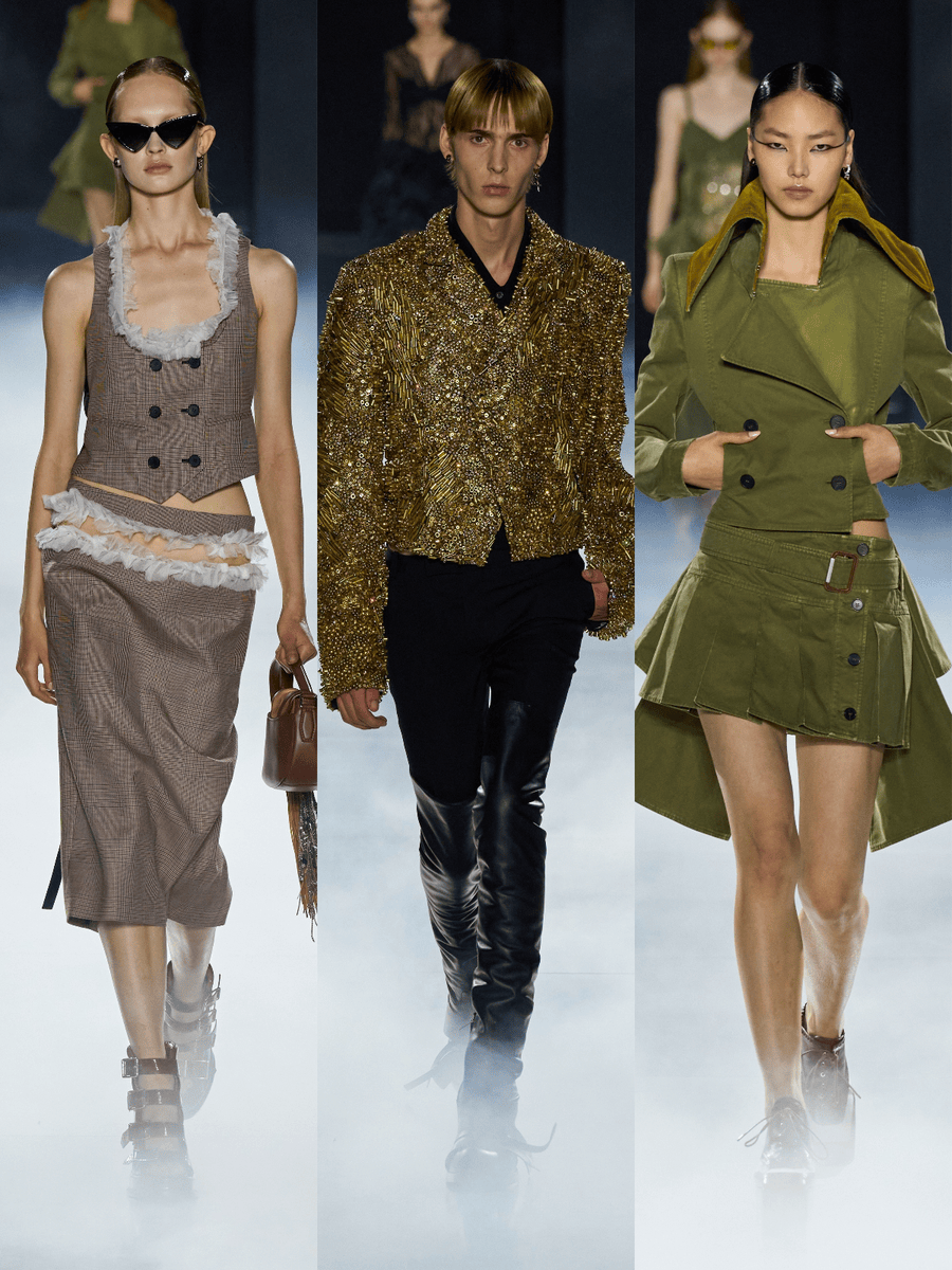 【秀场穿搭】2025春夏高级成衣系列-Alexander McQueen