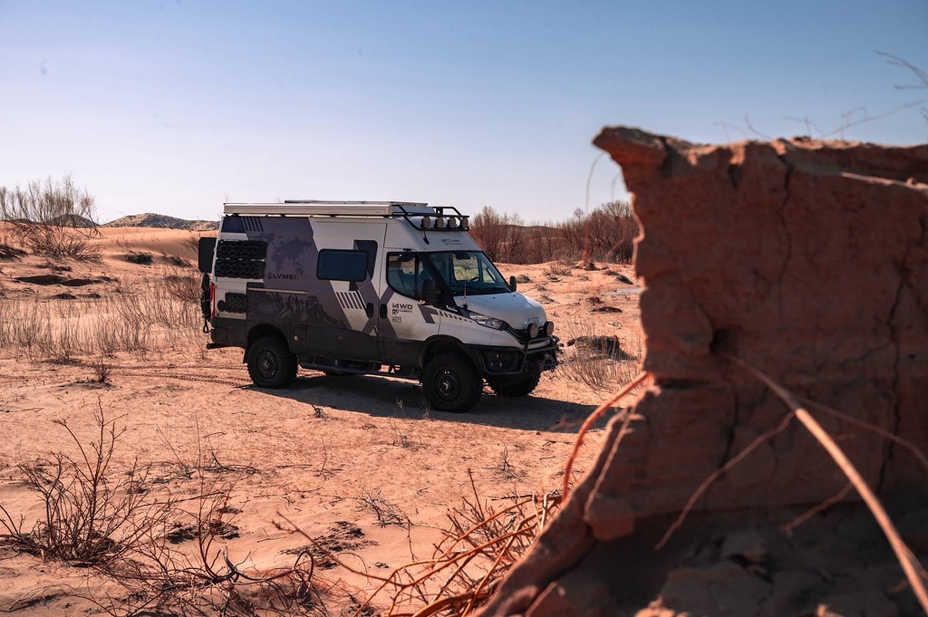 意大利 new daily 4x4四驱越野房车b型,全时四驱 三把锁,适应任何路况