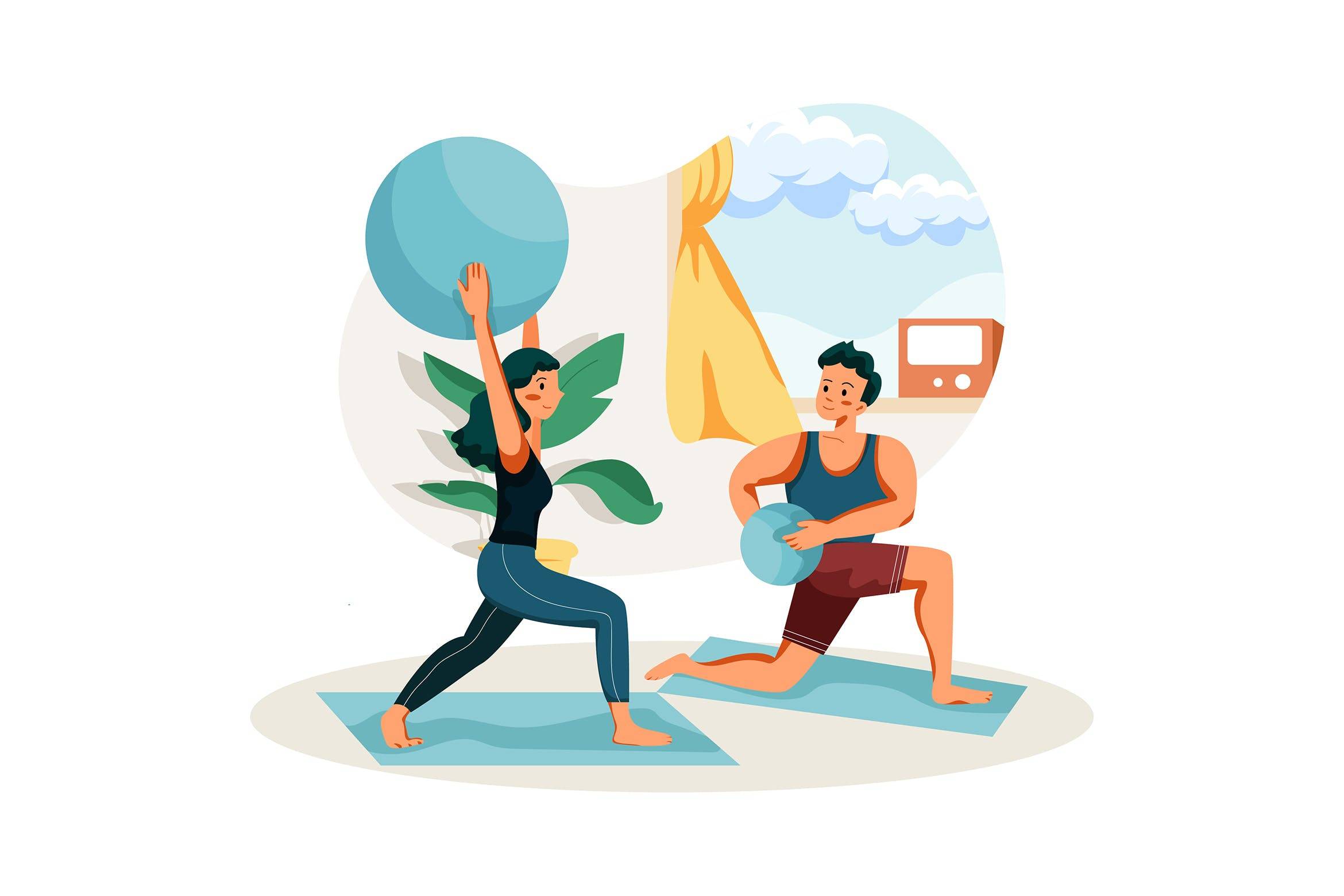 元旦在家打造专属瑜伽空间!