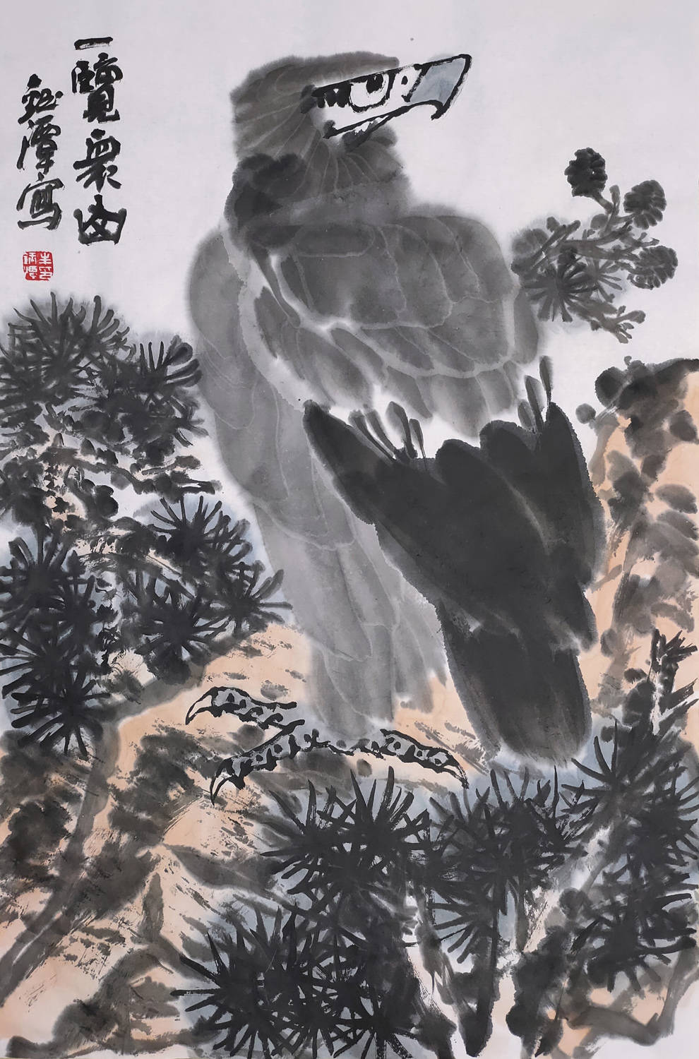 韦伟画作:笔墨间的山河与天地,意境深远-搜狐大视野-搜狐新闻