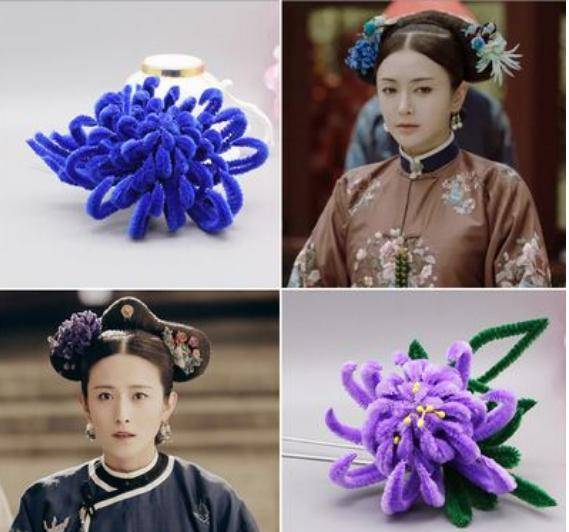 是因为有点突兀,可能不太适合日常的工作生活,然而除了头饰,通草花