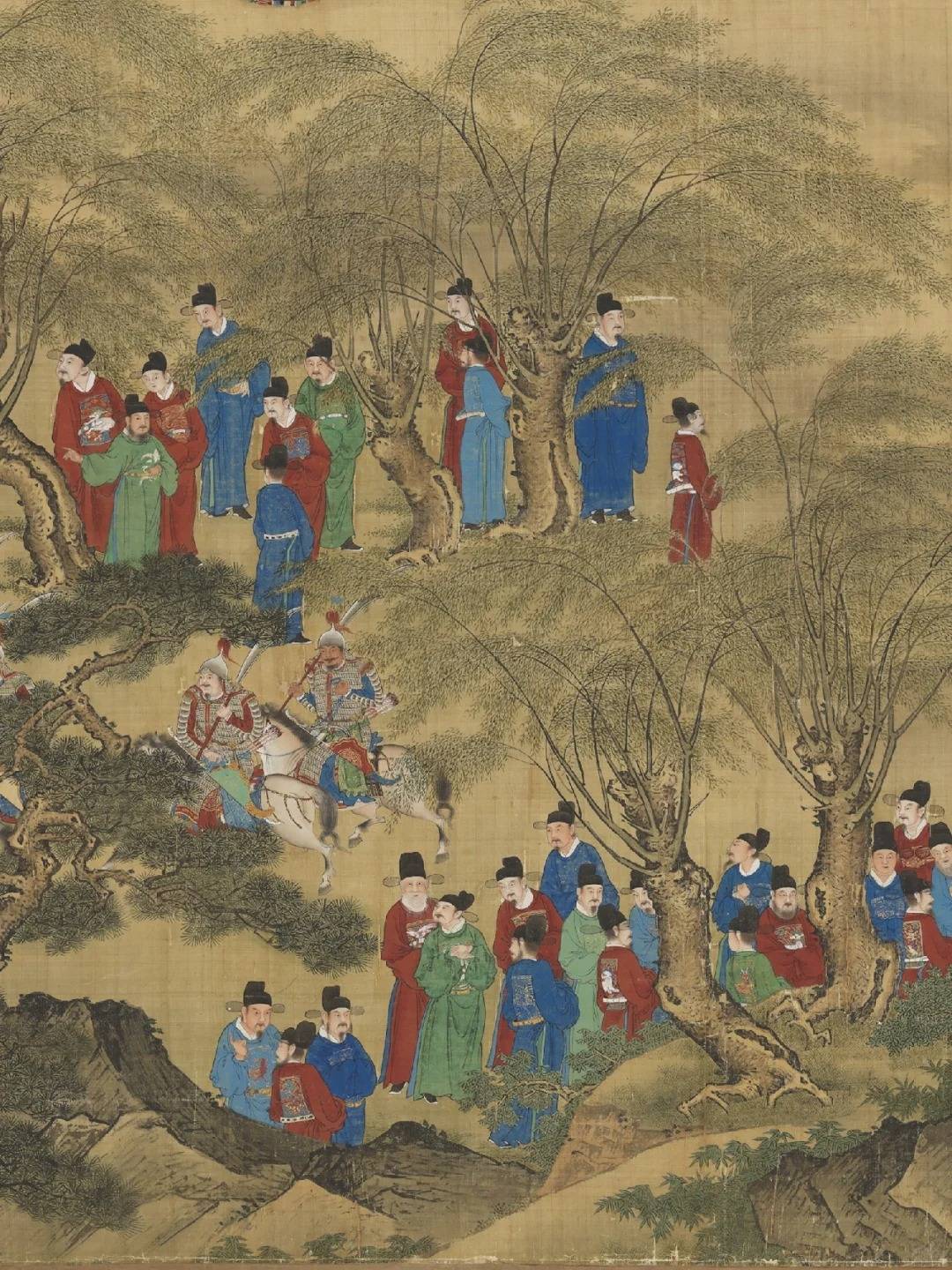 放大10倍看皇家出游的排场丨《出警入跸图》