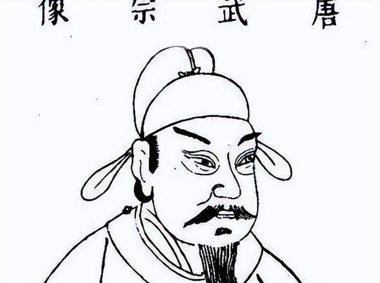 唐太宗李世民的简笔画图片