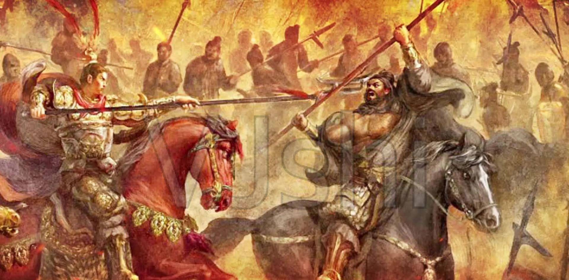 光武中兴,得陇望蜀.明章之治,燕然勒功,永元之隆.党锢之祸,黄巾之乱.