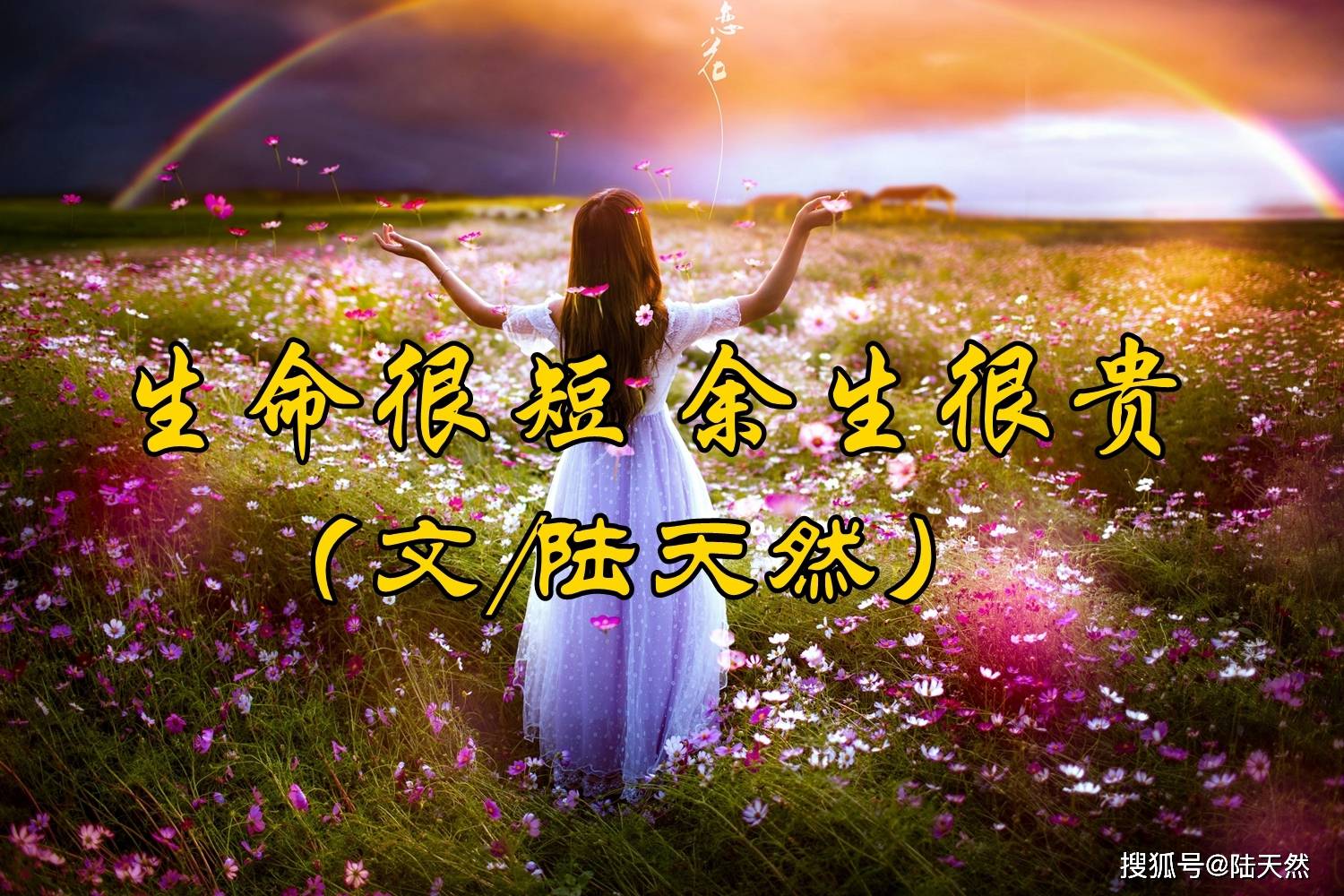 陆天然:生命很短,余生很贵_时间_生活_因为