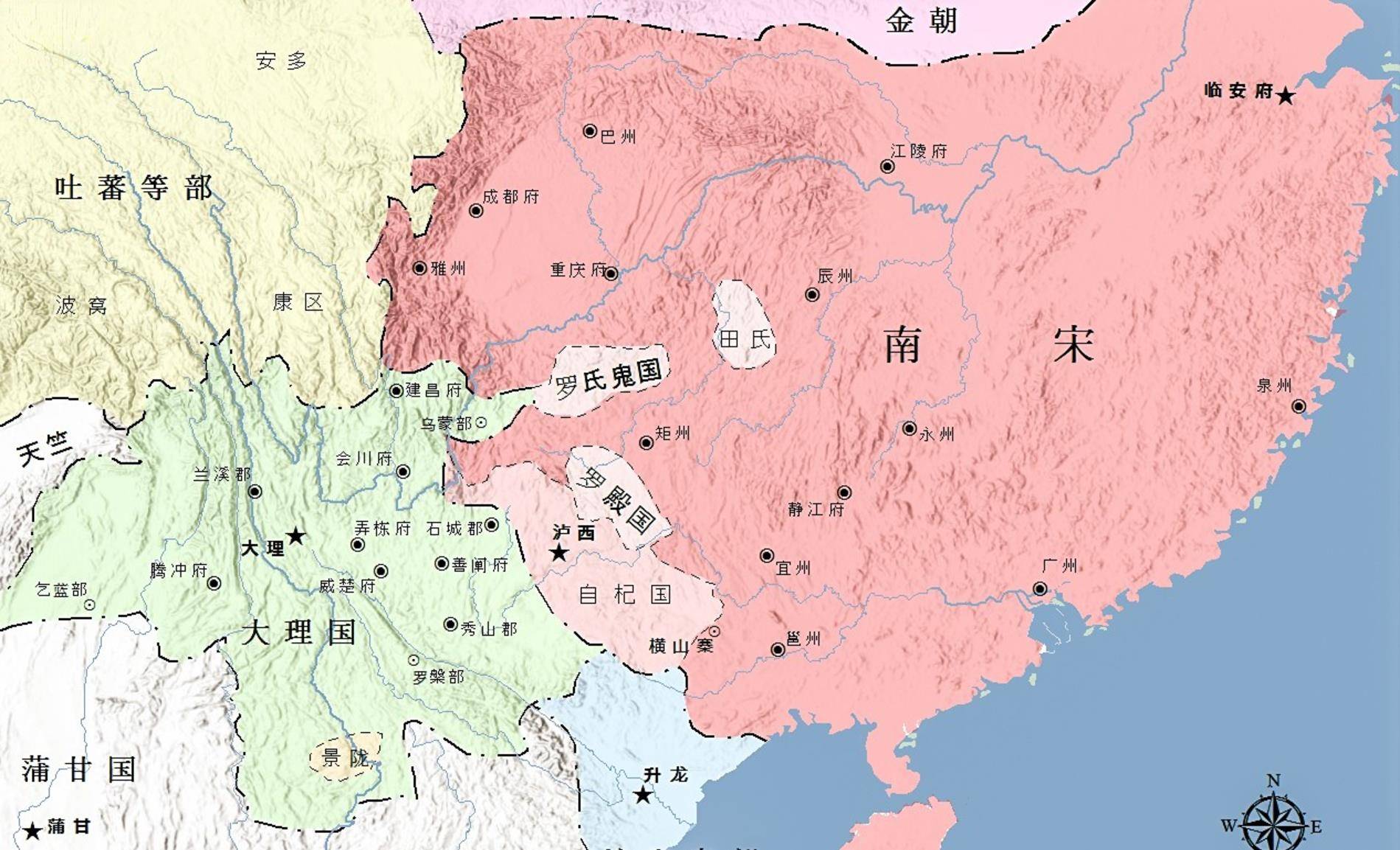 南宋王朝最后的战友,是一个冷门而传奇的边陲小国_中原_南诏_云南