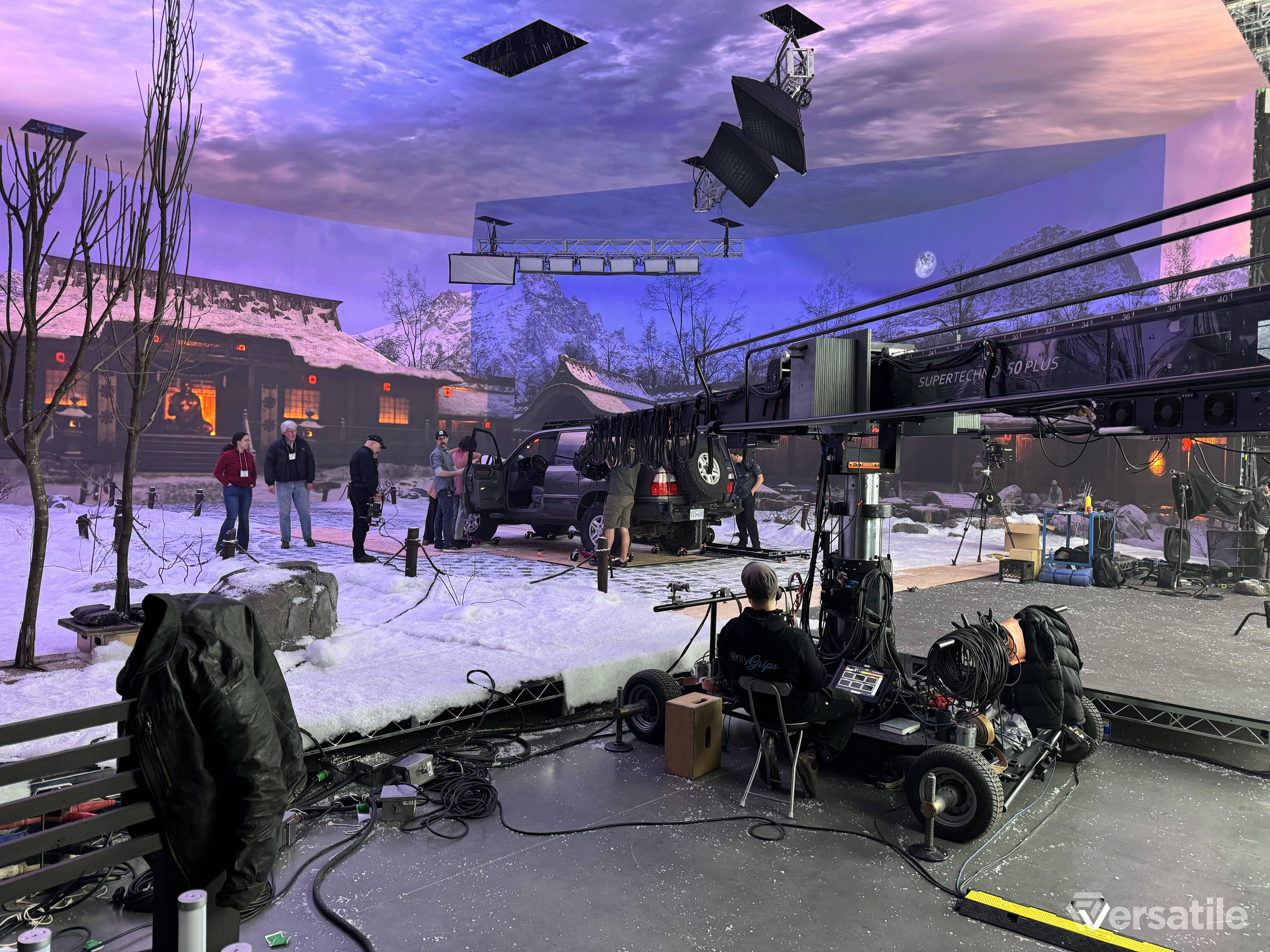 北美最大led影棚正式开幕!一流电影人齐聚温哥华!_虚拟_顶屏_技术