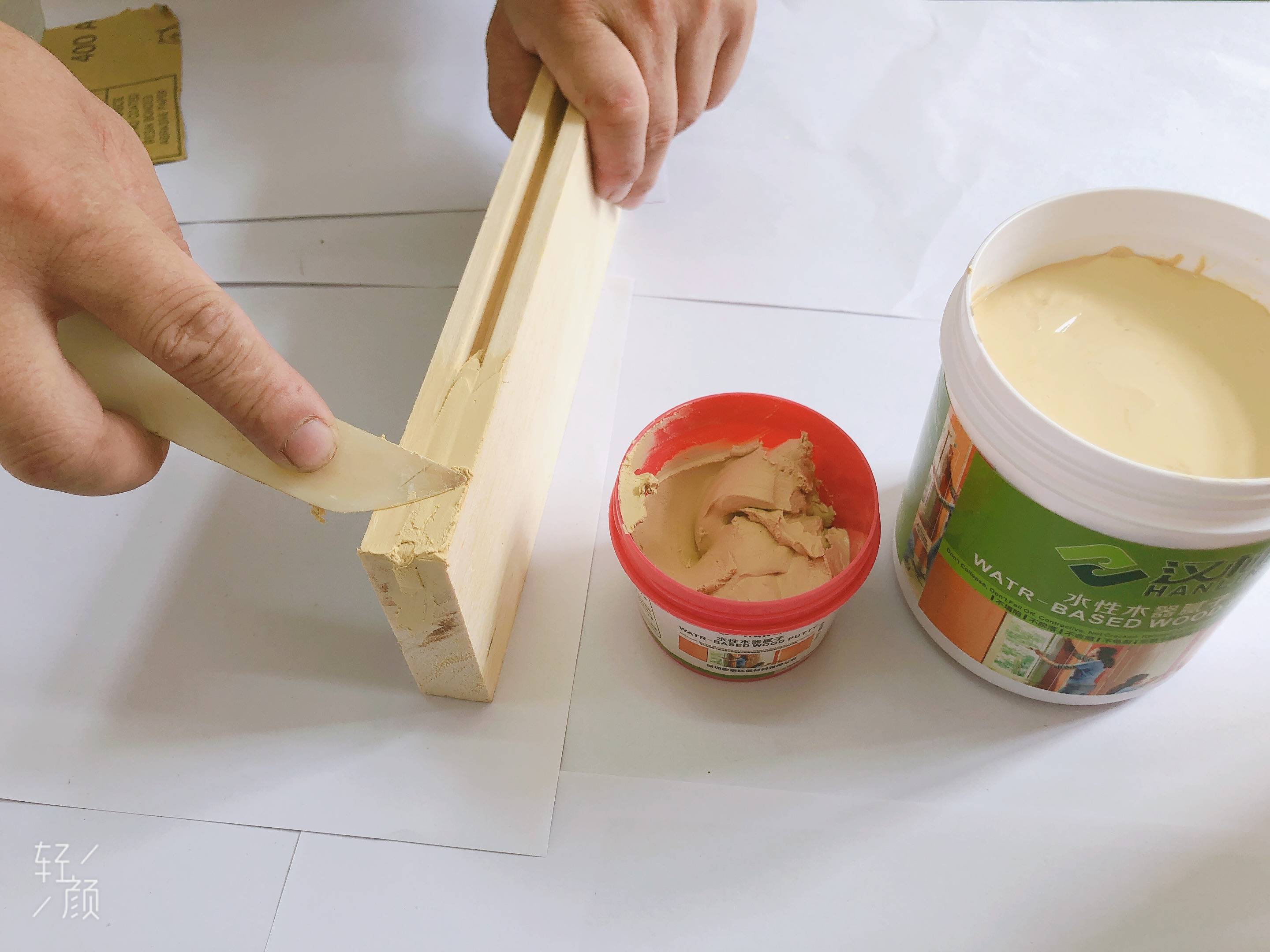 汉林水性腻子拒绝木材瑕疵缺陷打造完美木制家具