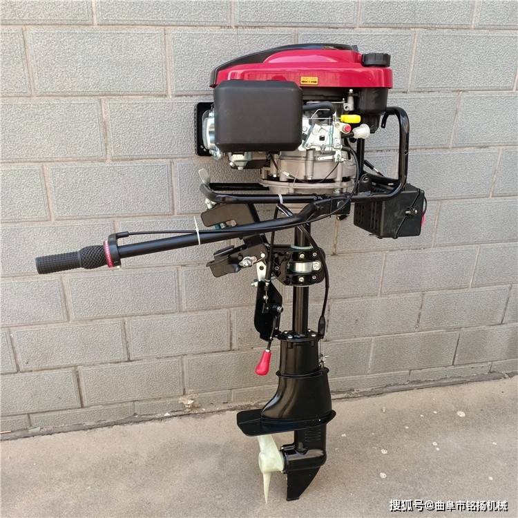 带档位冲锋舟船外机 12v电动船尾挂机 皮筏艇汽油挂桨机_产品_竹排