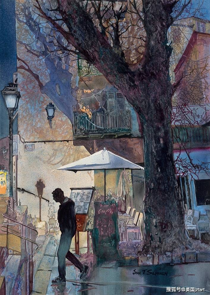现实主义水彩画/当代画家约翰·萨尔米宁 (john salminen)