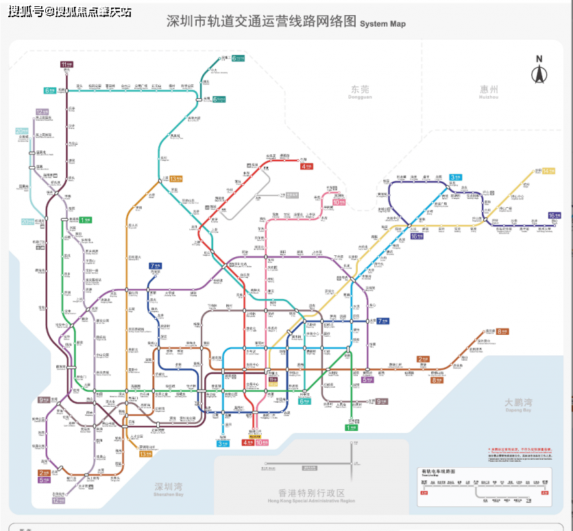 深圳地铁运营时间以各线路的起点站为例,首班车发出时间大部分在6:00
