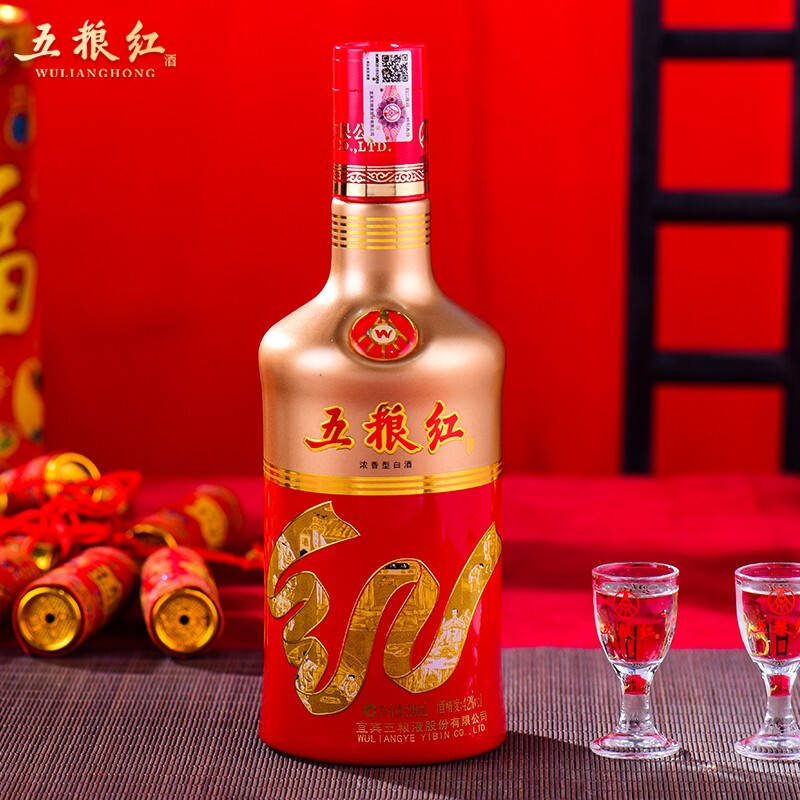 宜宾五粮液股份有限公司出品五粮红团圆酒_美酒_品质_中国