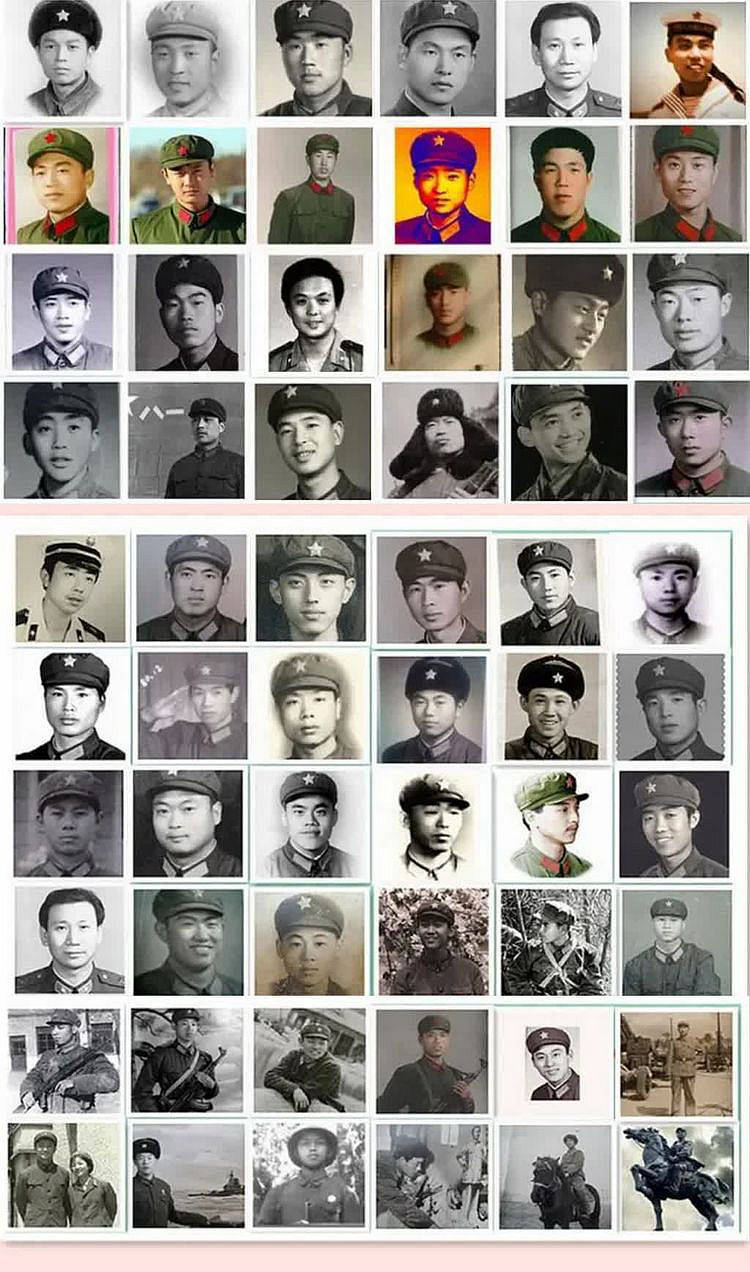 (原创)236张退役老兵战友军旅头像拼图集锦分享_部队生活_峥嵘岁月