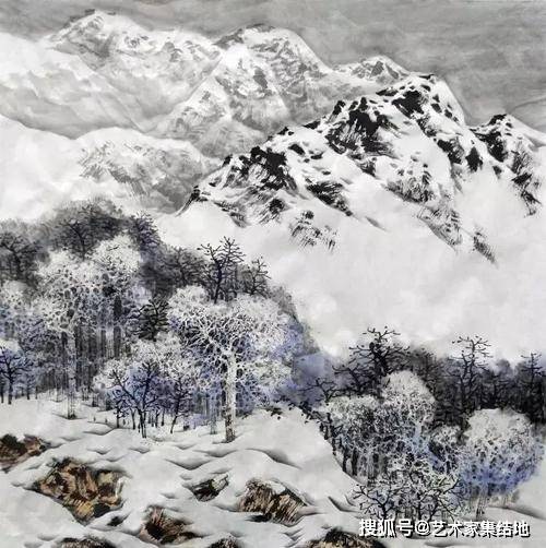 著名画家赵春秋百幅雪景山水画的魅力解读