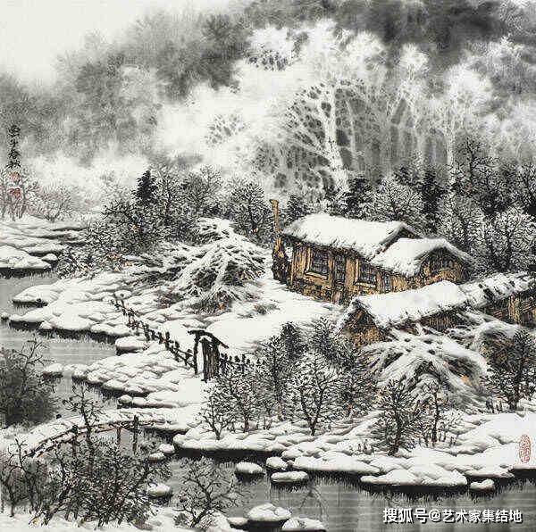 著名画家赵春秋百幅雪景山水画的魅力解读