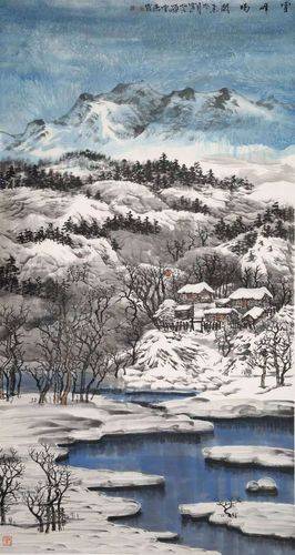 著名画家赵春秋百幅雪景山水画的魅力解读
