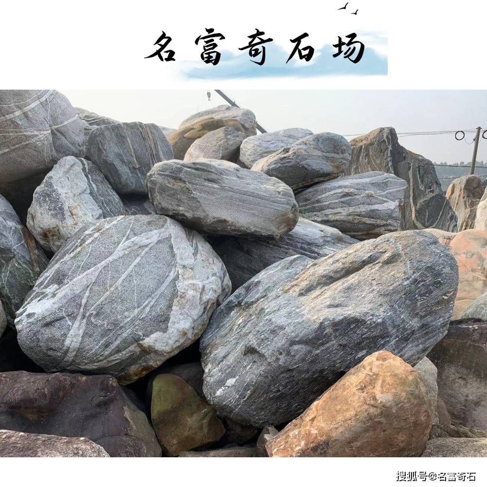 福建厂家批发草坪绿地景观园林摆放泰山石 驳岸石河滩石