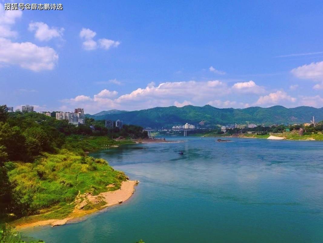 薛志鹏:七绝·万里长江之涪江·万里长江半卷诗60首之34_诗词_嘉陵江