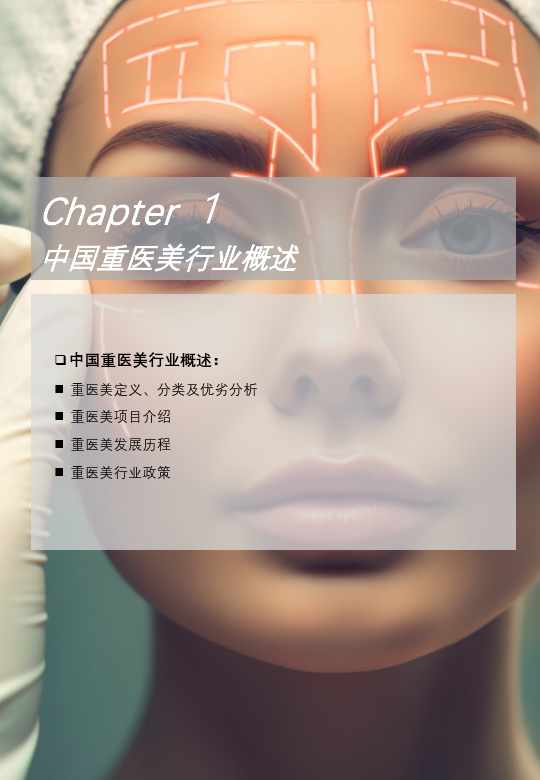 整体医美市场需求旺盛,重医美受其价格与,风险影响