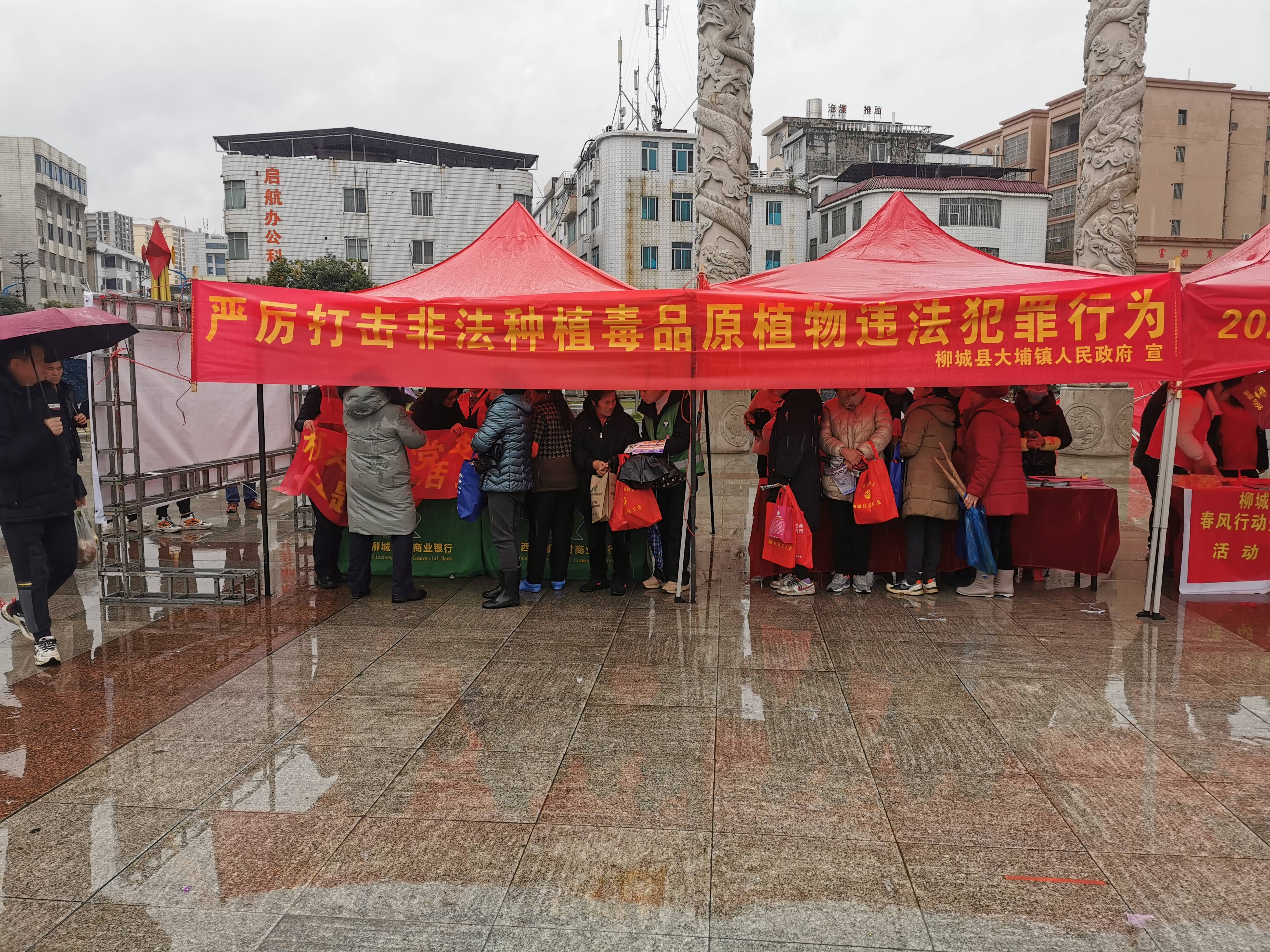 大埔镇禁毒办开展禁种铲毒宣传活动