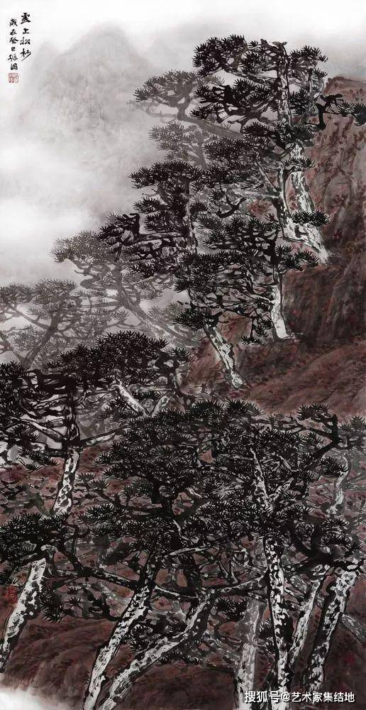 程振国:临朐走出的山水画大家,百幅经典国画山水作品欣赏_艺术_中国