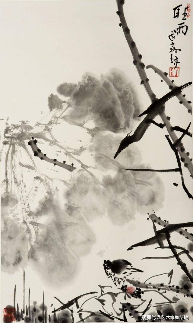 崔如琢:书画艺术的大写意之美,百幅经典国画作品欣赏_成就_绘画_书法