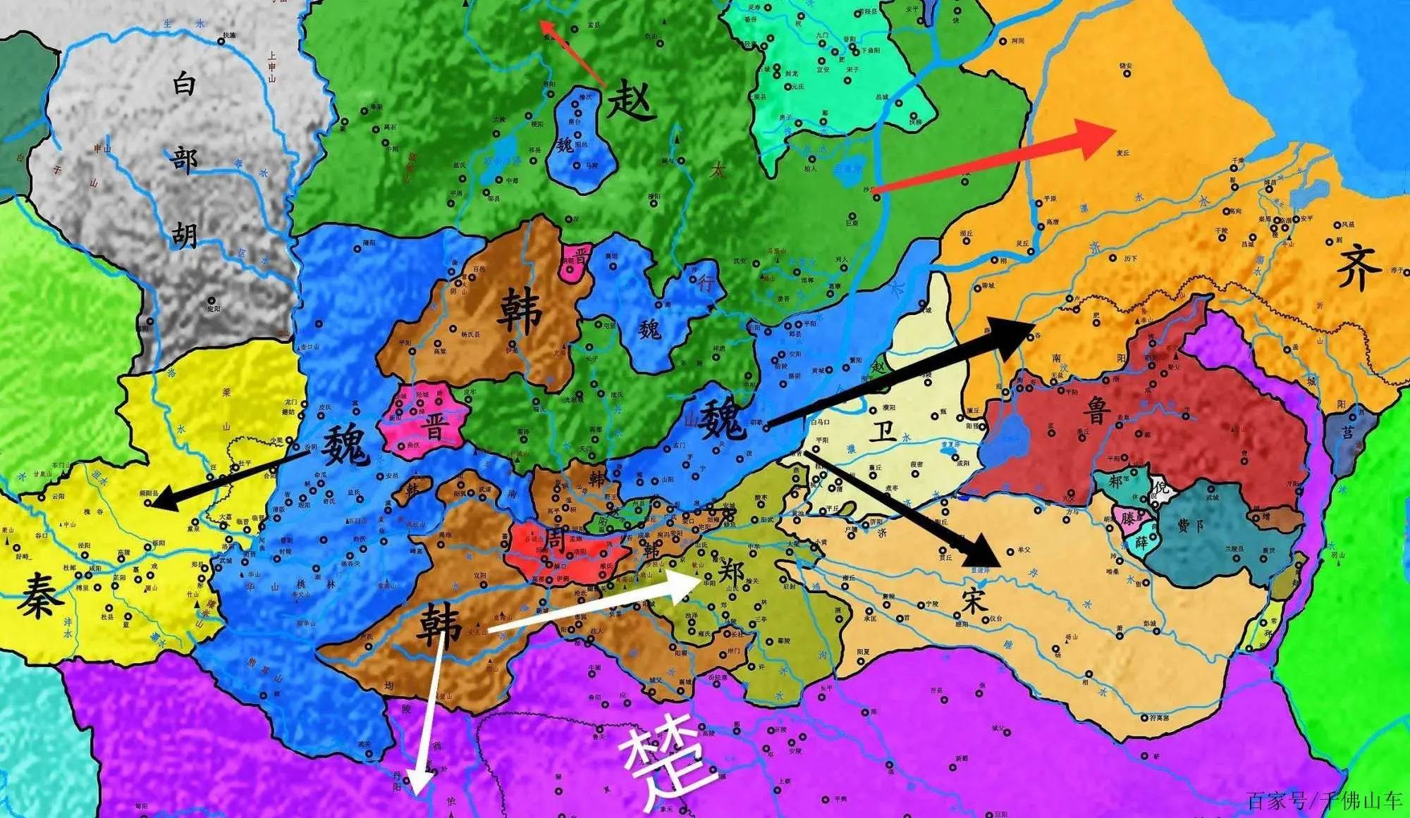 韩灭郑,楚灭越,赵灭中山,秦灭蜀都没事,为何齐灭宋却被围殴?