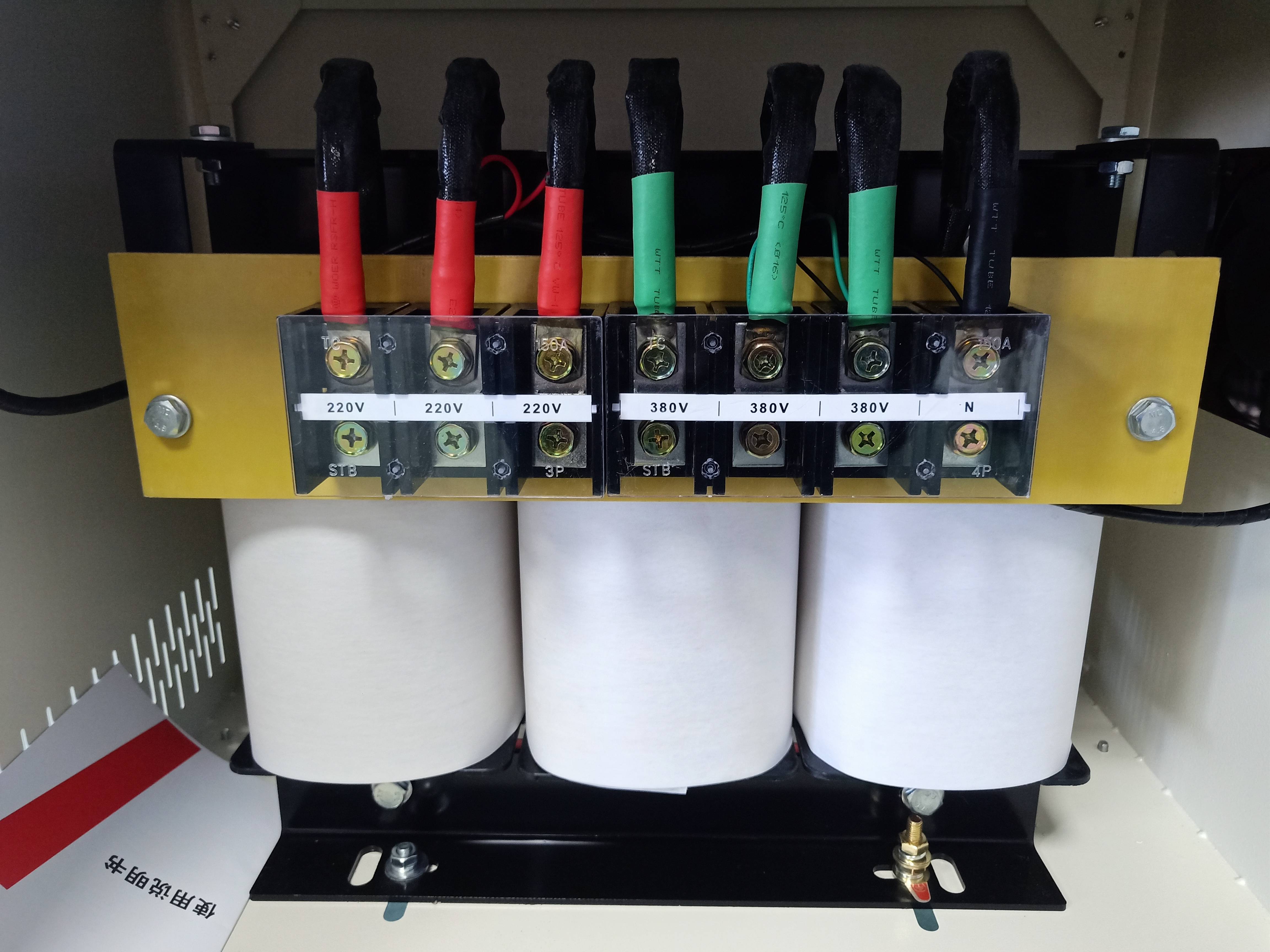 超声波清洗设备出口日本三相200v变380v隔离变压器40kva