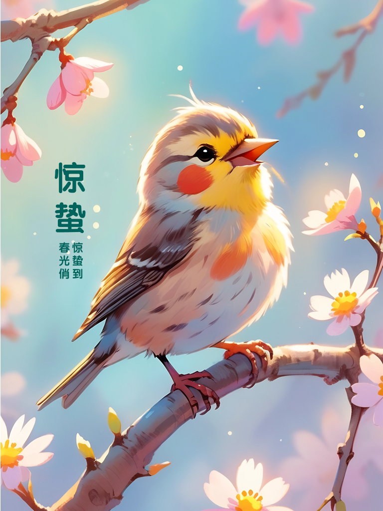 用ai解锁惊蛰主题海报素材!秒出海报!