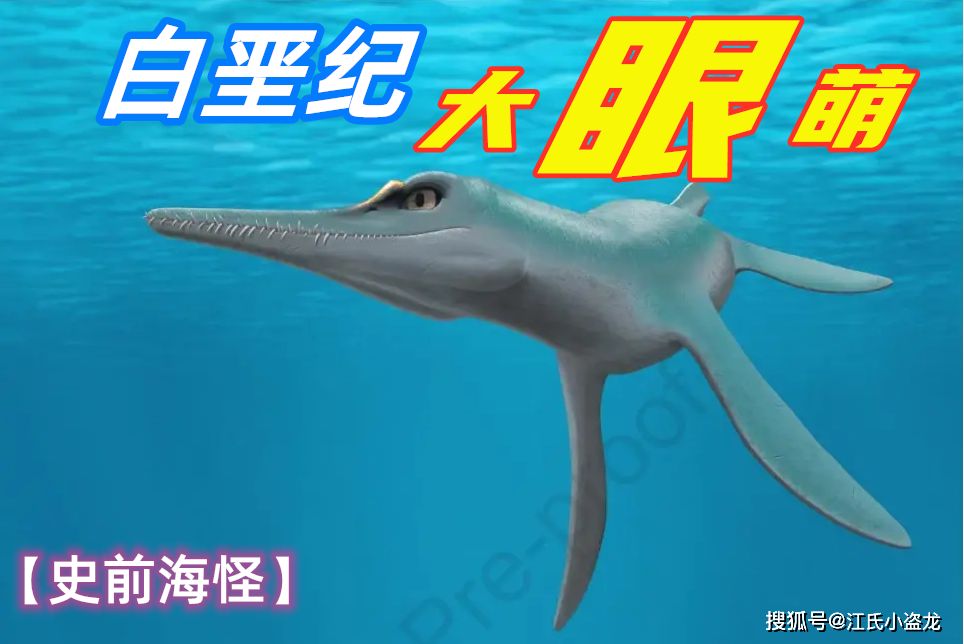 【史前海怪】锃亮大眼遨游白垩纪大洋_角蛇_龙的_来自