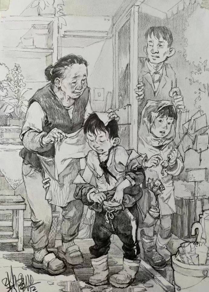 石家庄画室如何提升场景速写