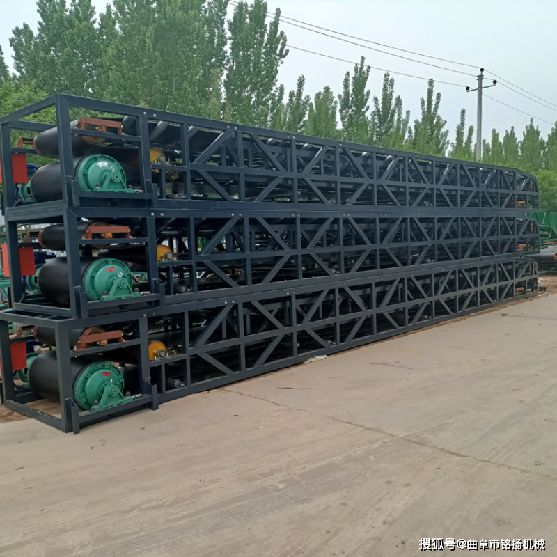 800宽砂石料皮带机轻型小型运粮食用运输机移动式输送机